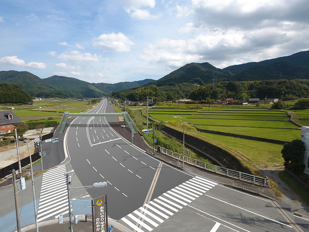 歩道橋完成イメージ